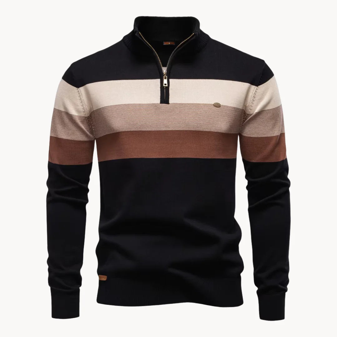 Suéter con cremallera Burk Quarter Zip