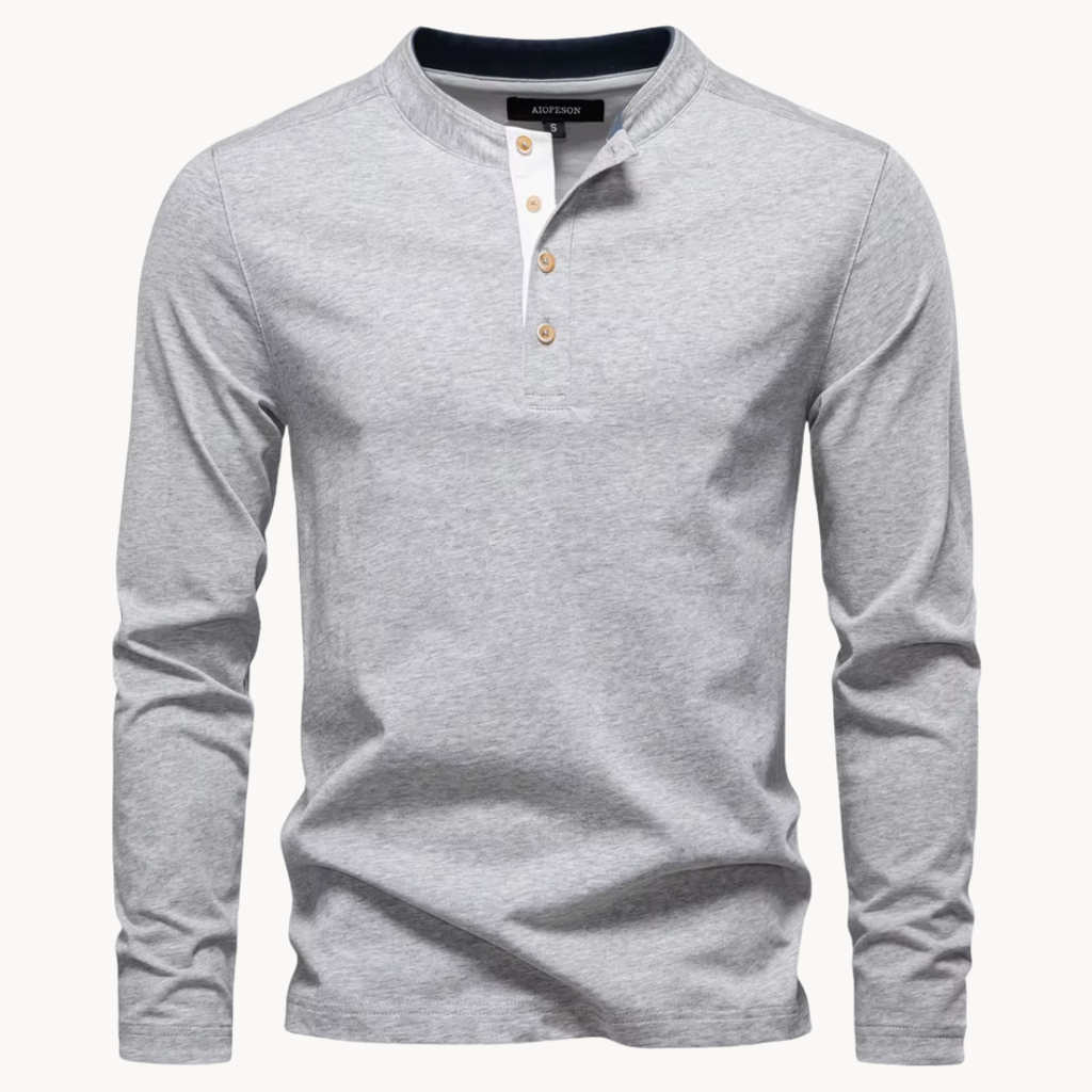 Camisa Henley Owen de Algodón