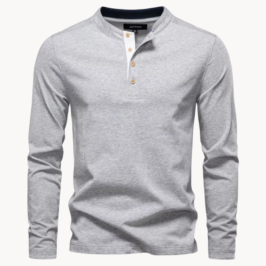 Camisa Henley Owen de Algodón