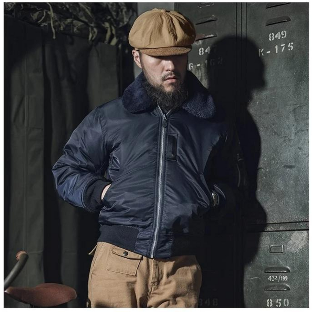 Roadster Classic Biker Cap from the 1950s