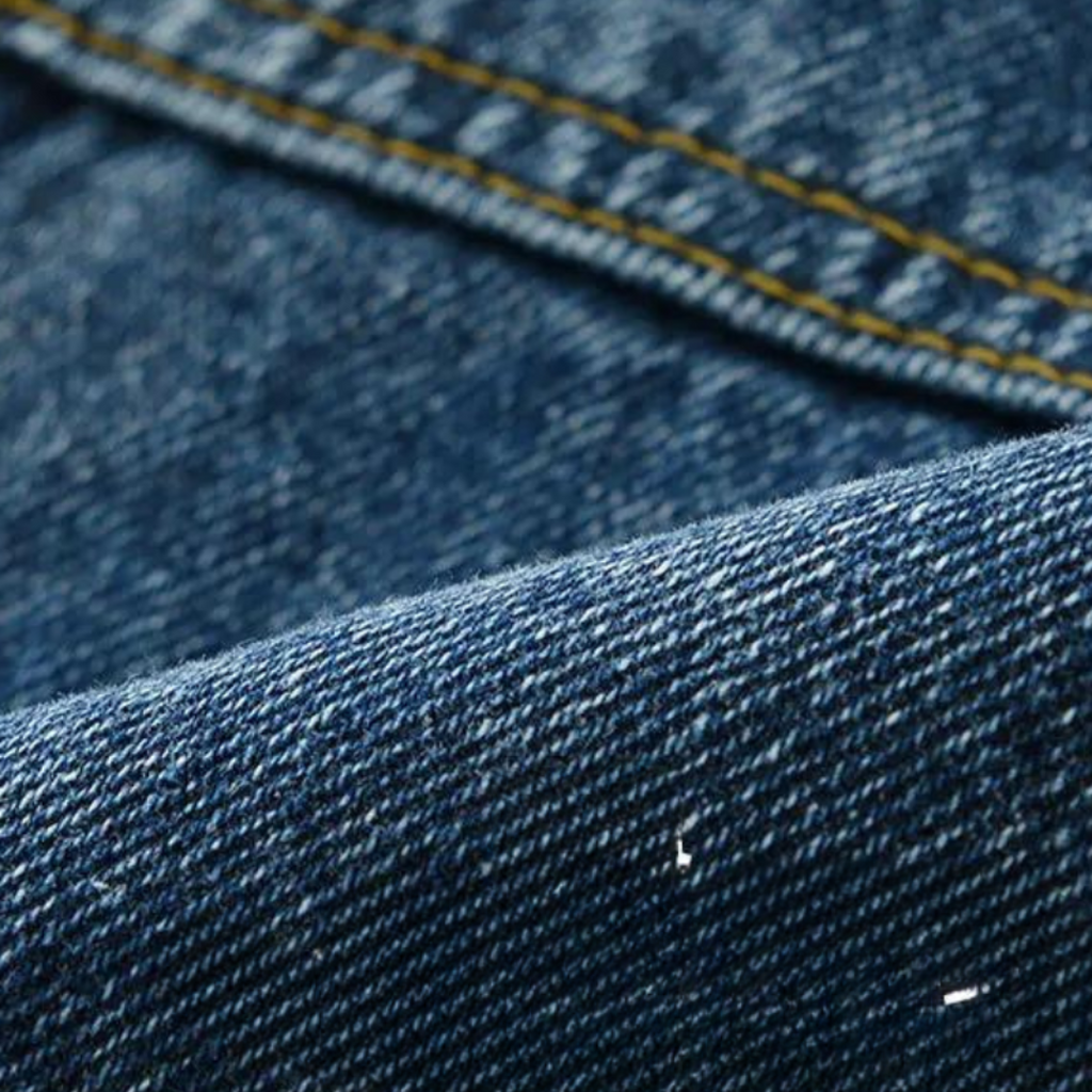 Gilet en denim châtaigne