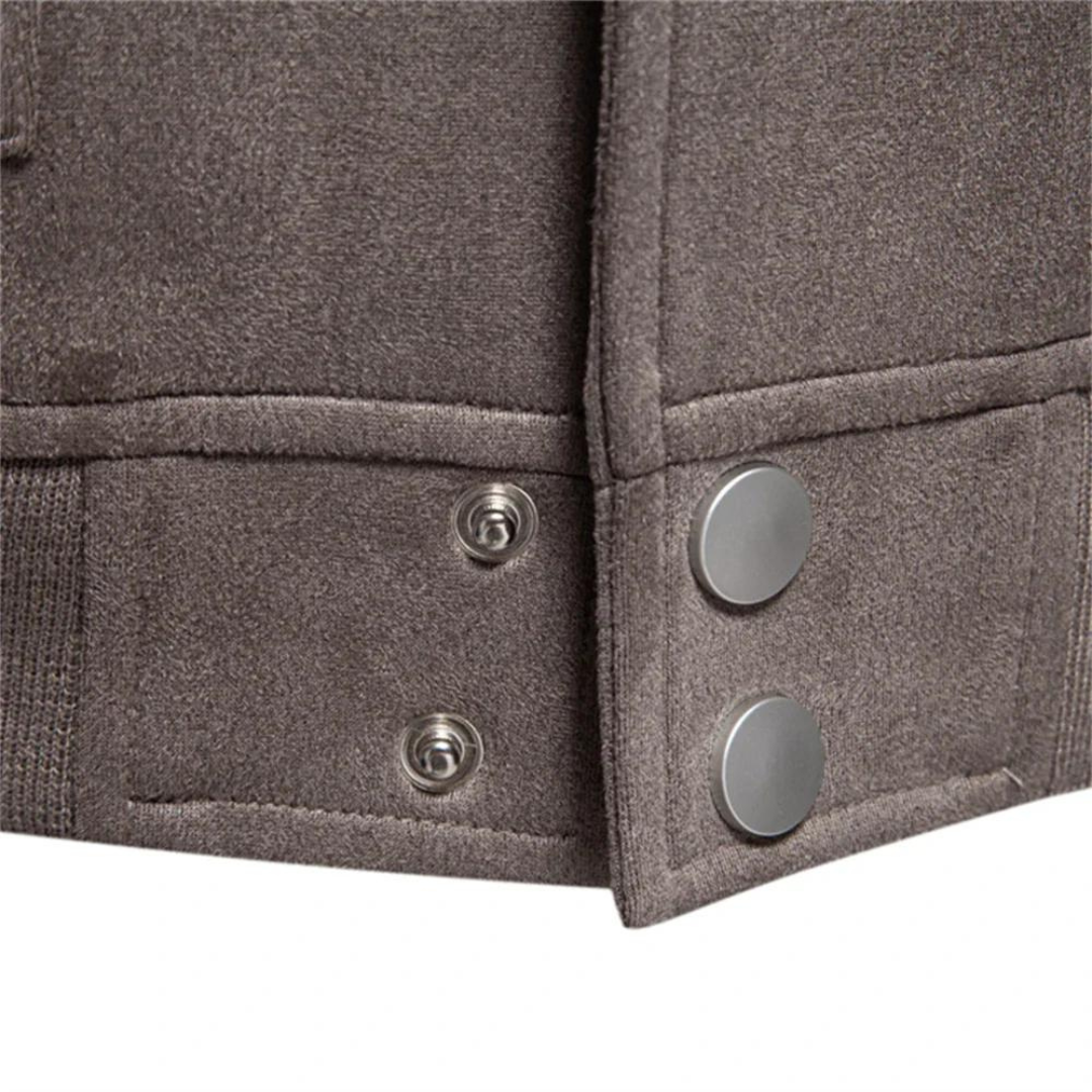 Chaqueta Bomber Baldo de Gamuza