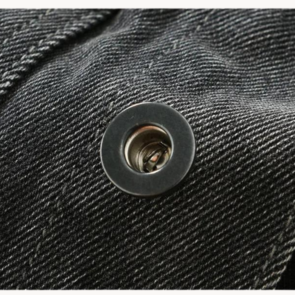 Gilet en denim châtaigne