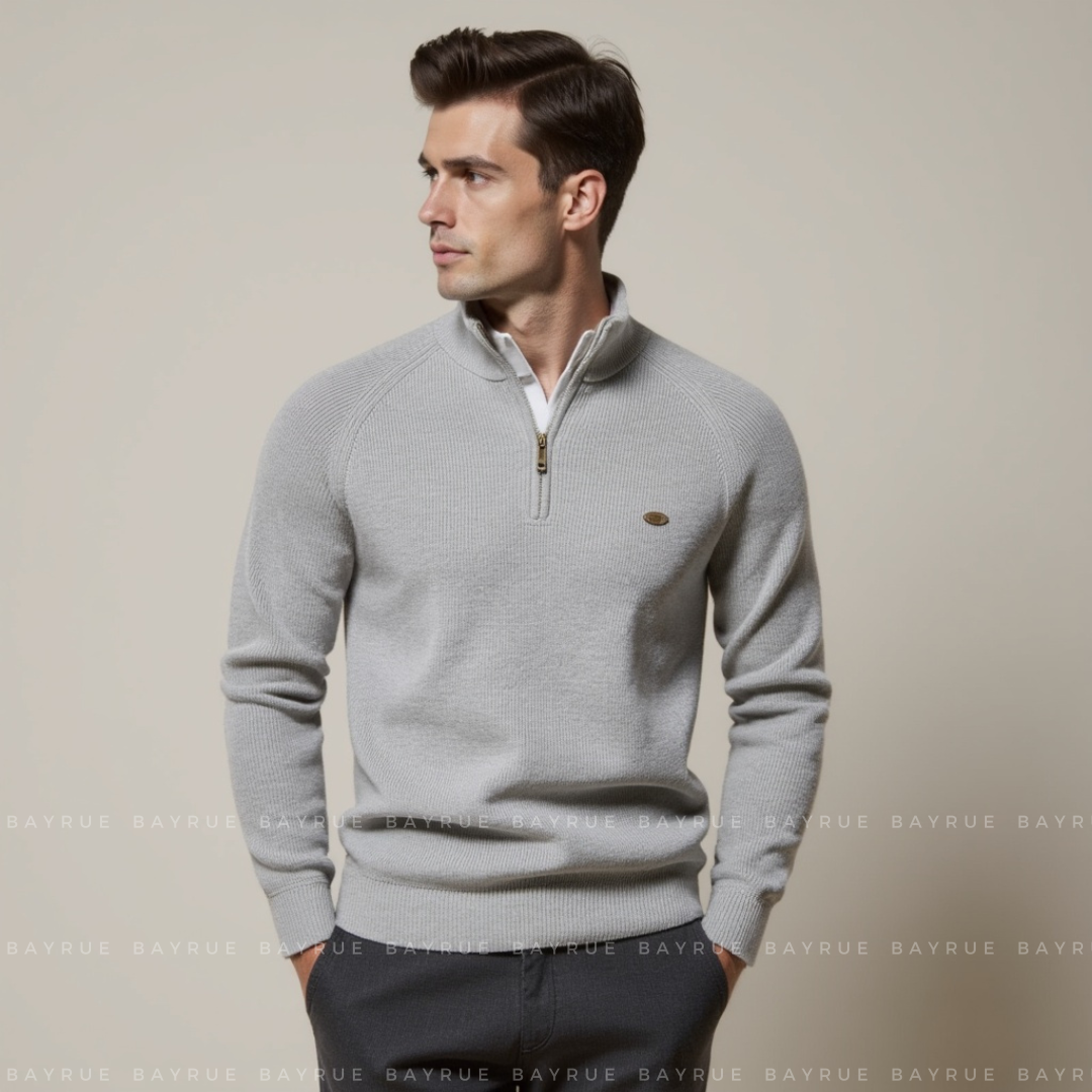 Suéter con cremallera Moss Quarter Zip