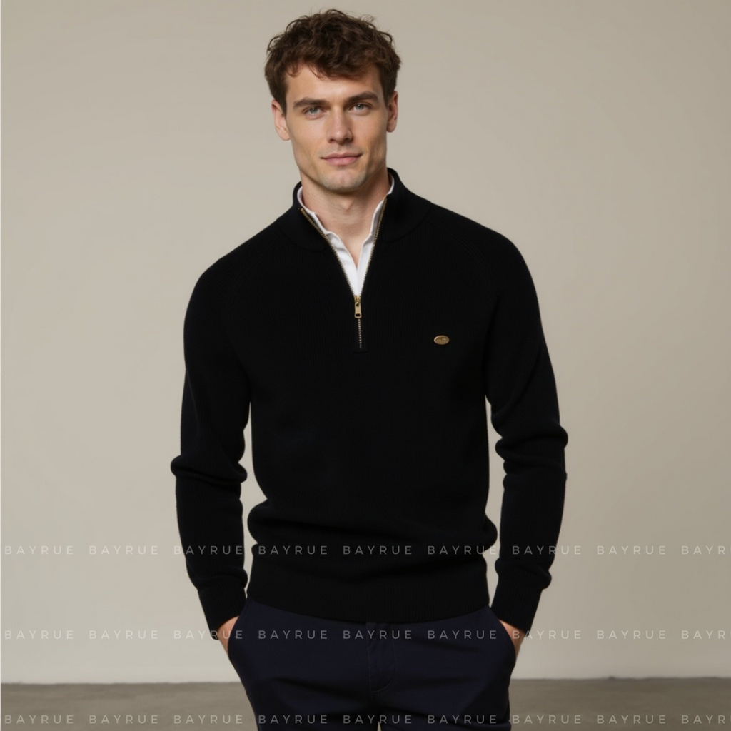 Suéter con cremallera Moss Quarter Zip