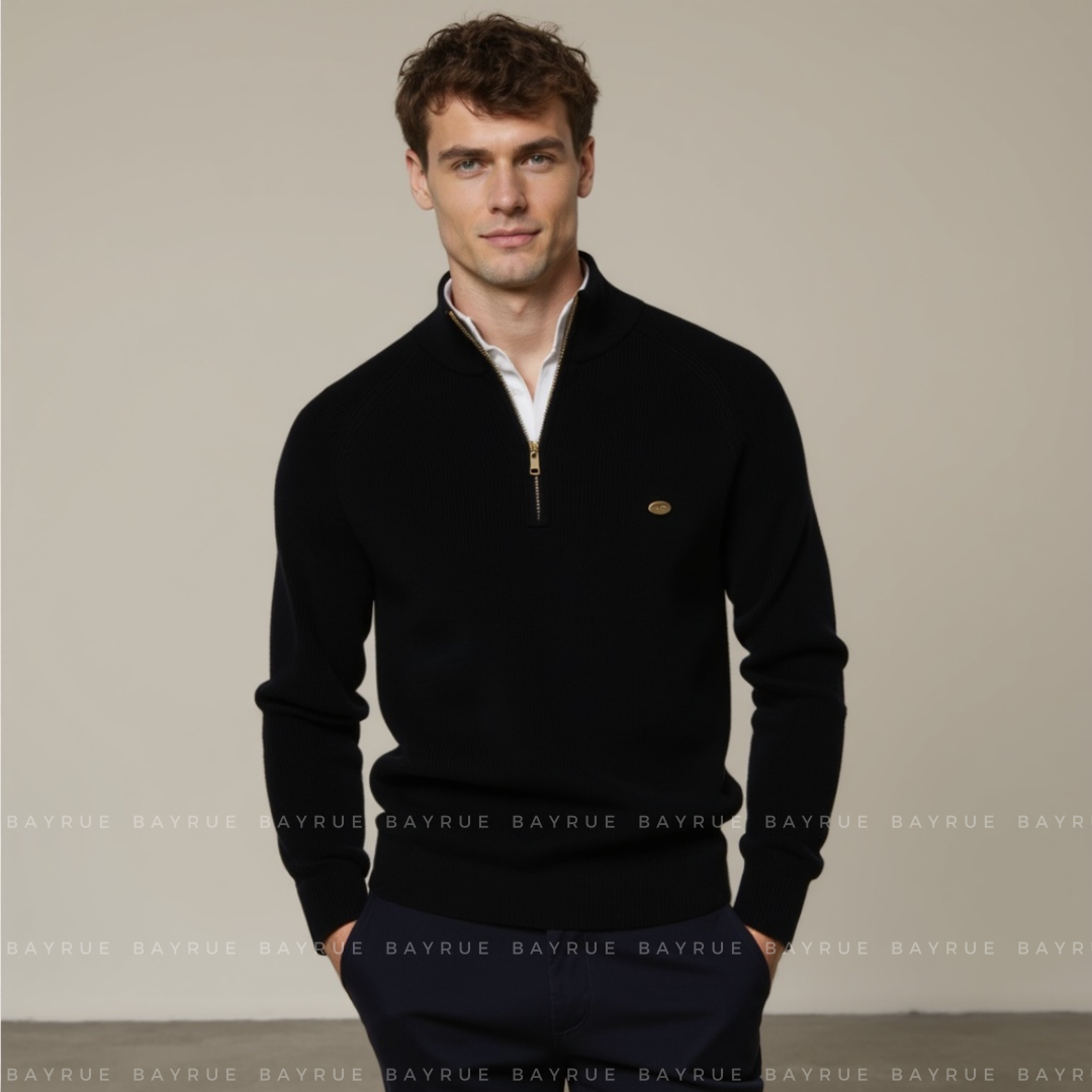 Suéter con cremallera Moss Quarter Zip