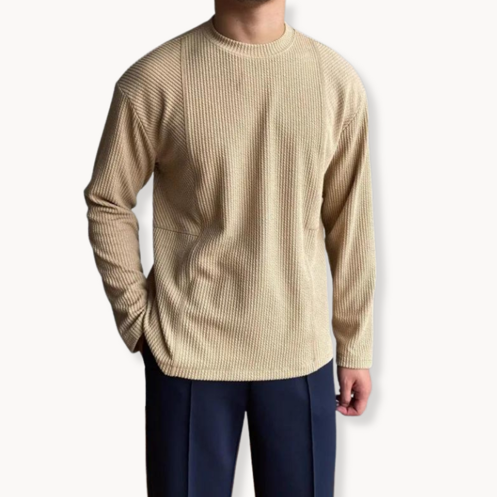 Breathable Waffle Long Sleeve T-Shirt