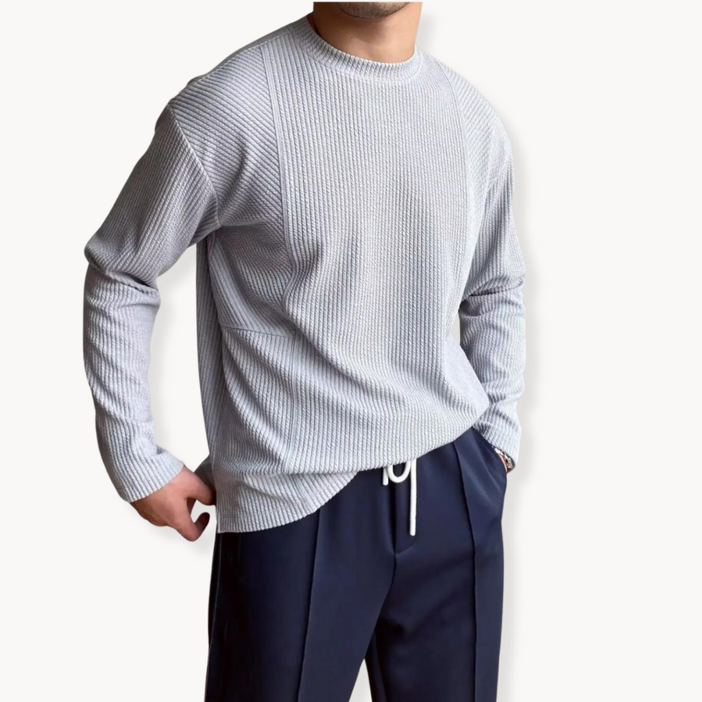 Breathable Waffle Long Sleeve T-Shirt