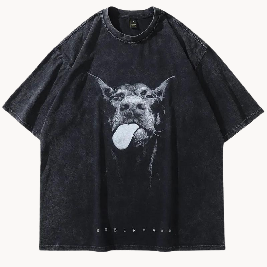 Camiseta Oversize Doberman