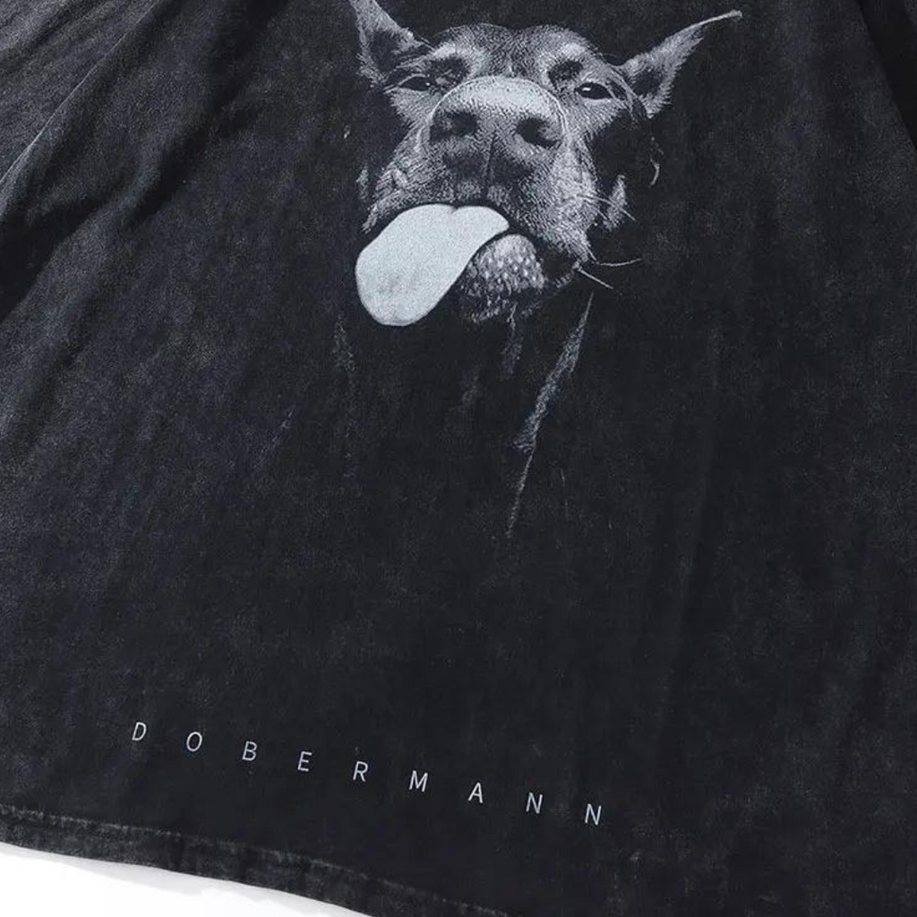 Camiseta Oversize Doberman