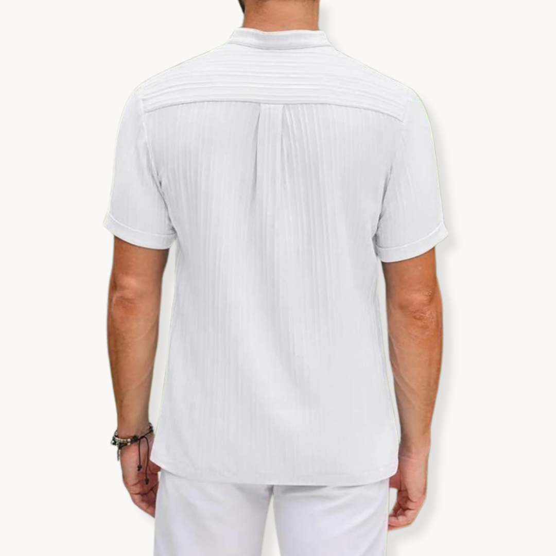 Camiseta Henley Amalfi de Algodón