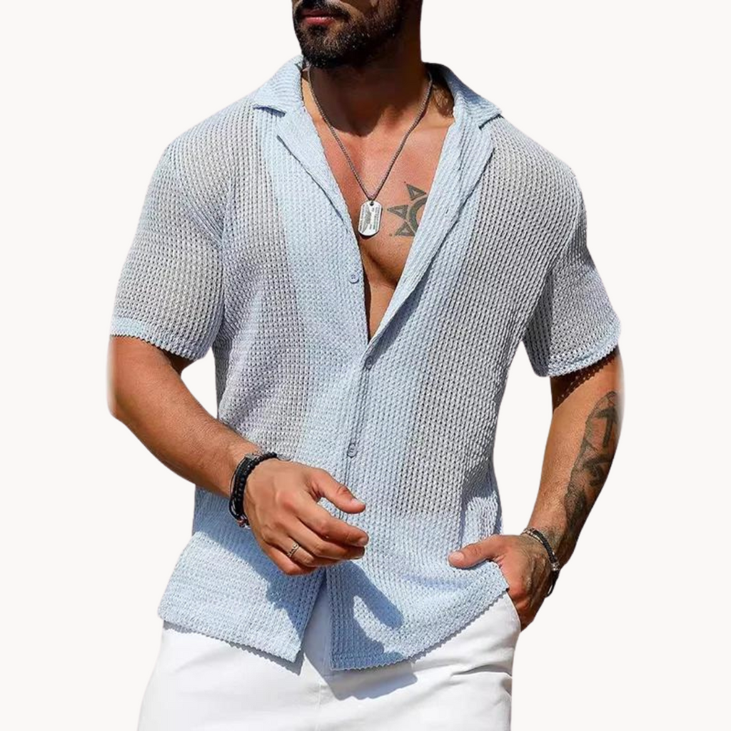 Chemise en maille ajourée Milano