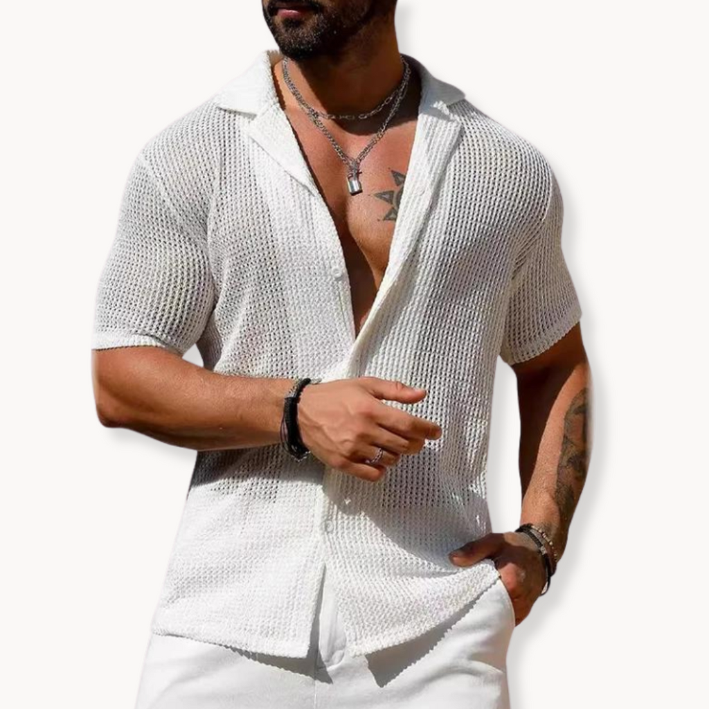 Chemise en maille ajourée Milano