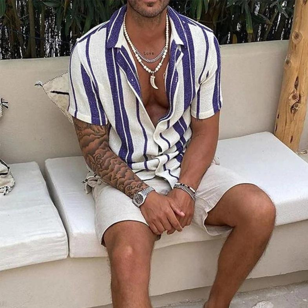 Chemise à manches courtes Lagoon