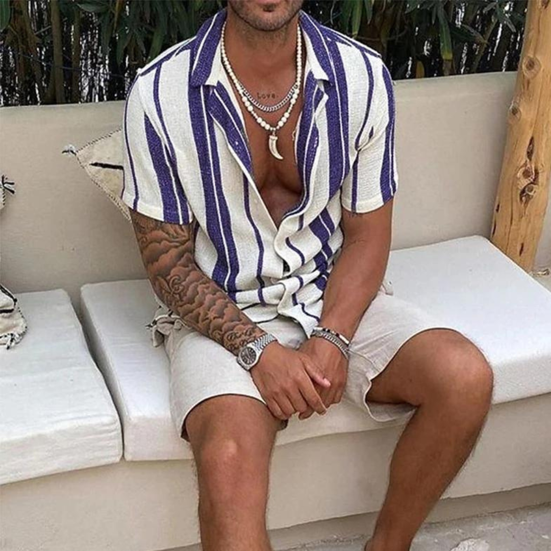 Camisa Lagoon de Manga Corta