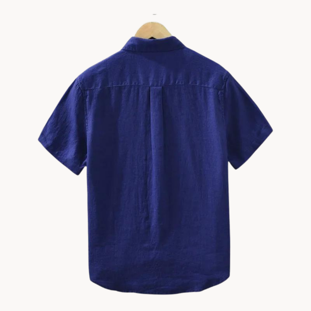 Chemise en lin Modena, manches courtes