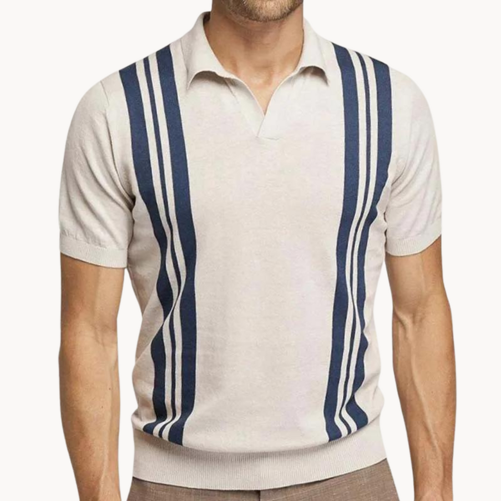 Striped Peruvian Polo Shirt