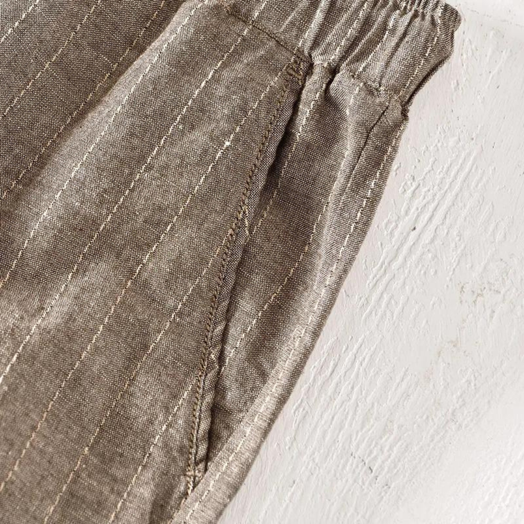 Shorts Amalfi de Mezcla de Lino