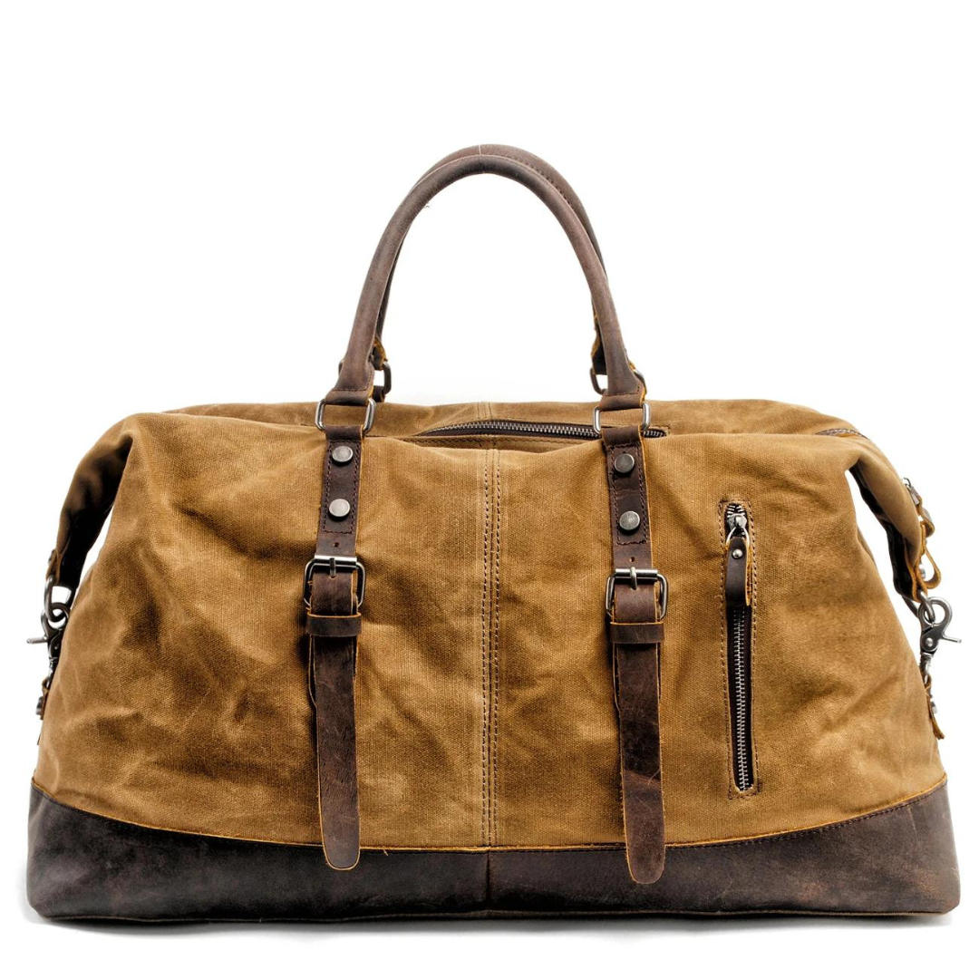Sac de voyage Kingsley en toile et cuir