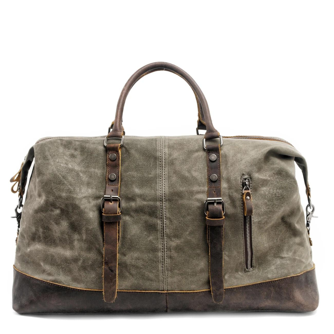 Sac de voyage Kingsley en toile et cuir