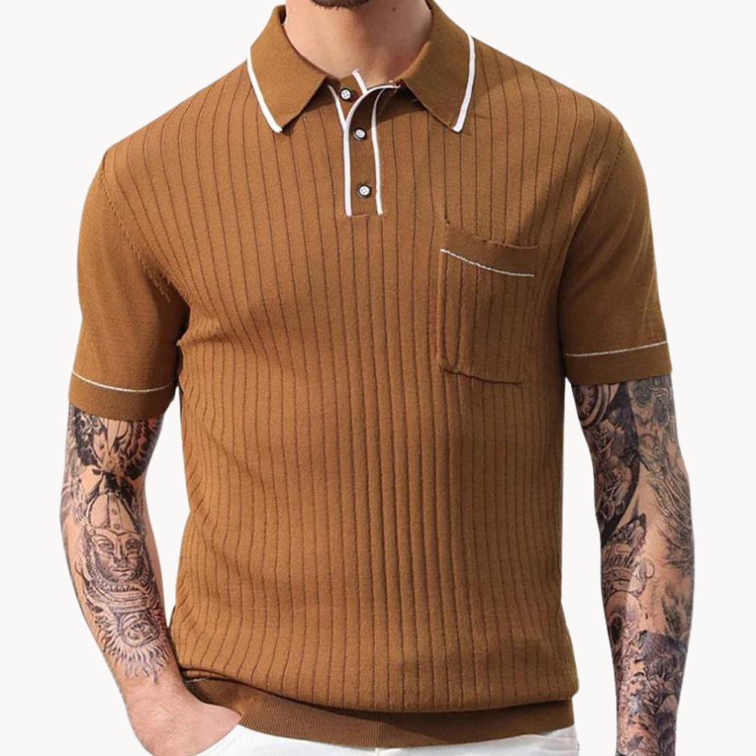 Polo côtelé vintage