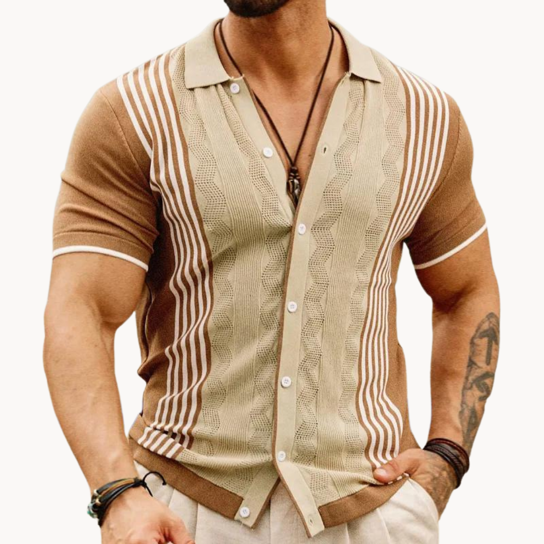 Polo Alabaster de Botones Completos