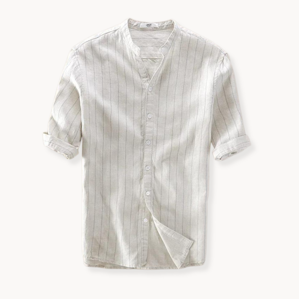 Chemise à manches courtes Niall Linen