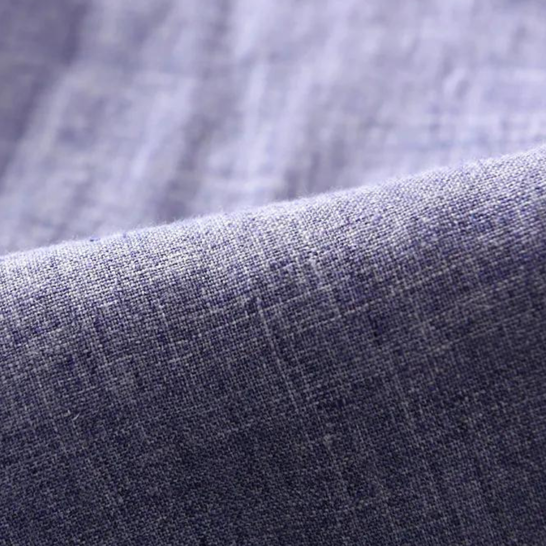 Linen Helmet Shirt with Buttons