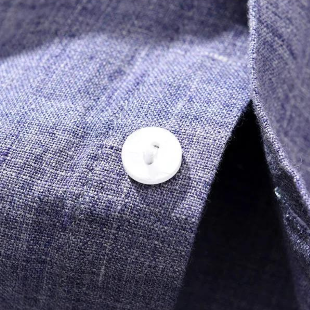 Linen Helmet Shirt with Buttons