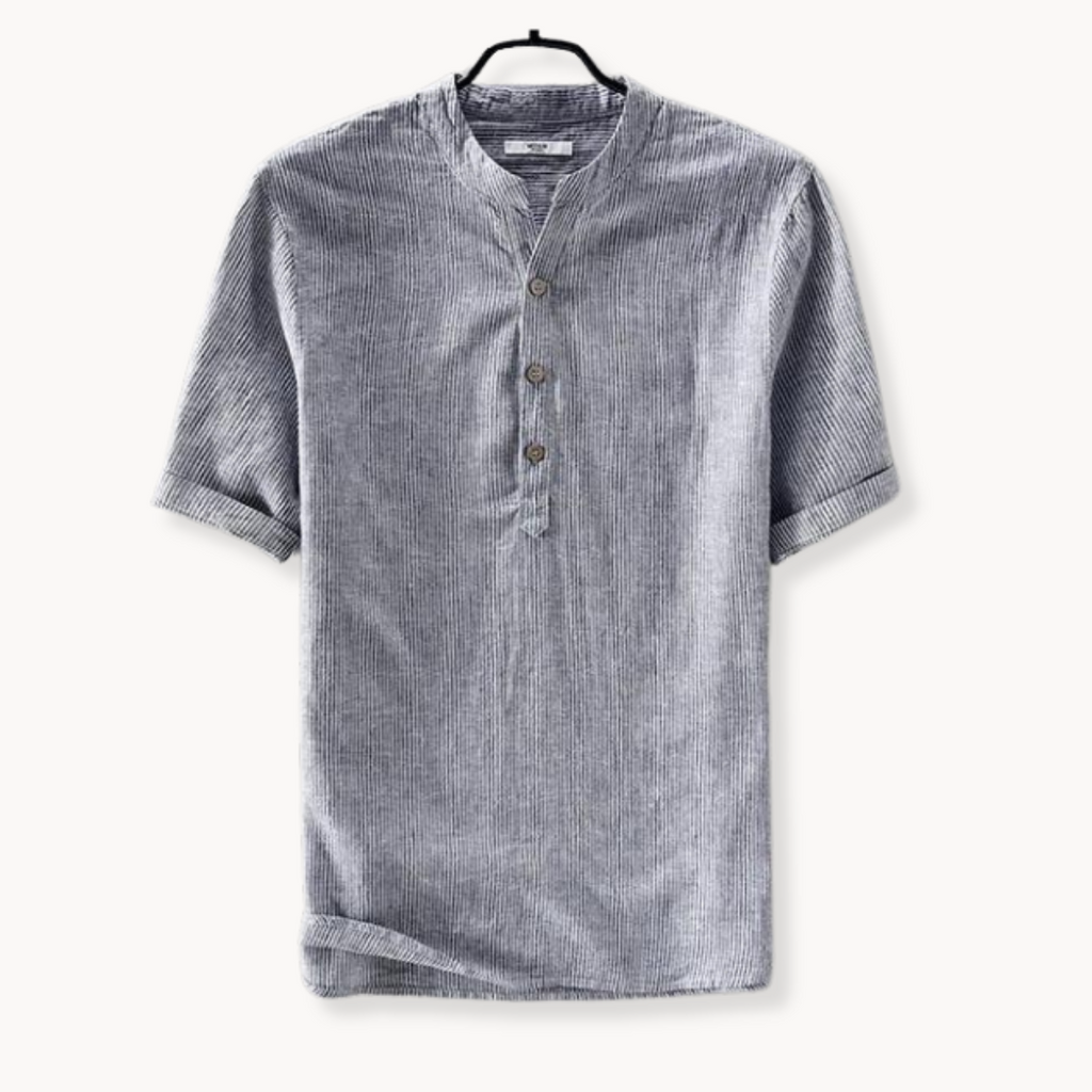 Camisa Sail a rayas de lino