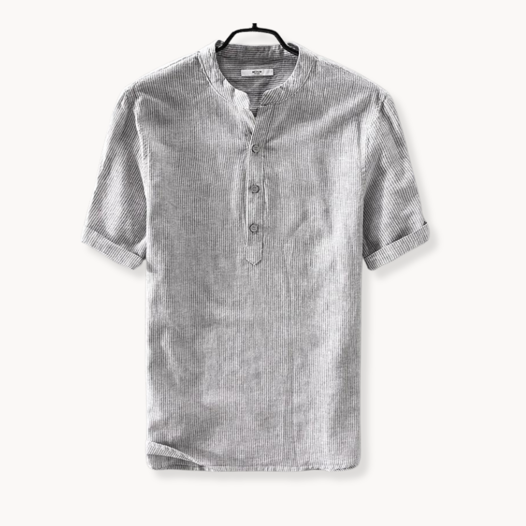 chemise rayée en lin Sail