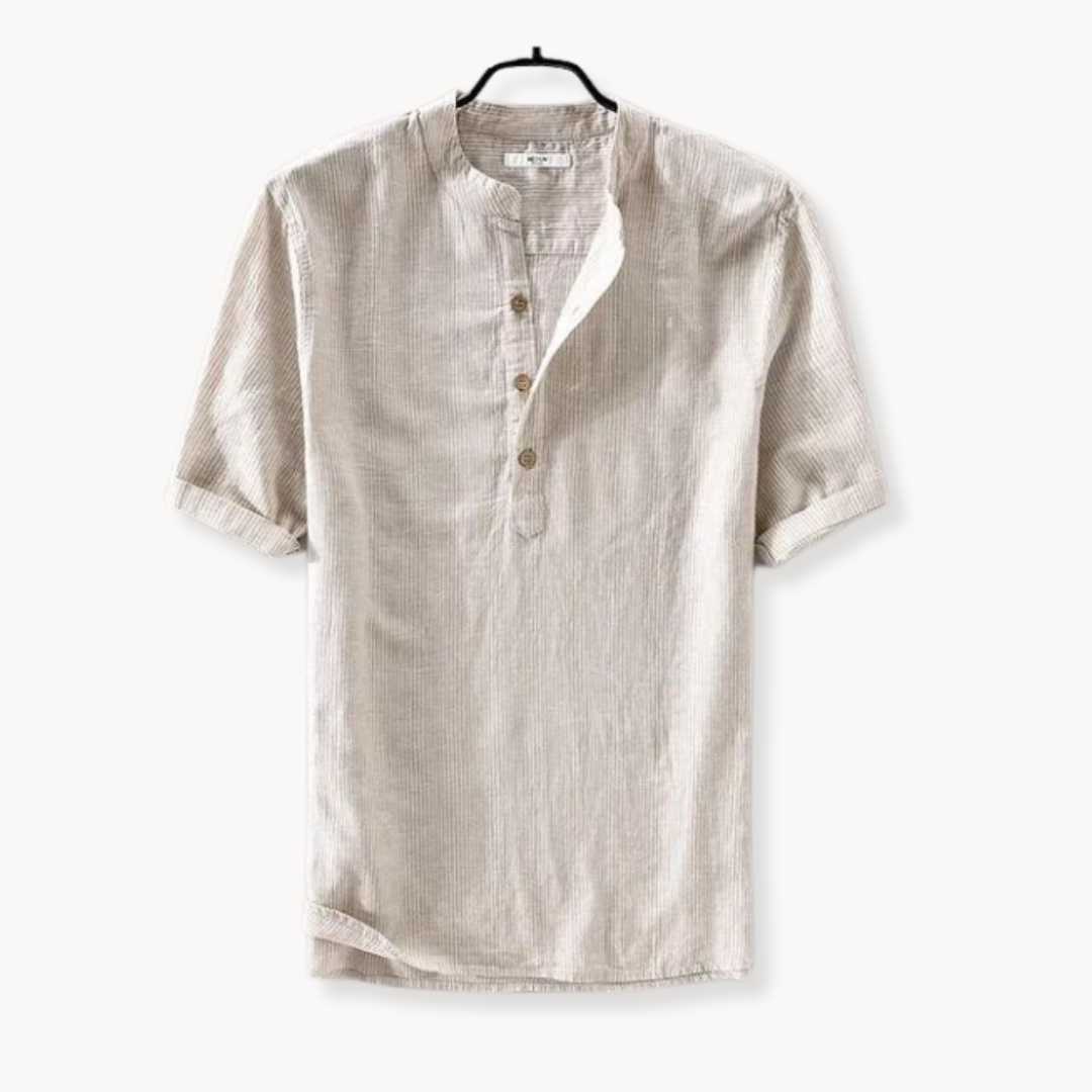 chemise rayée en lin Sail