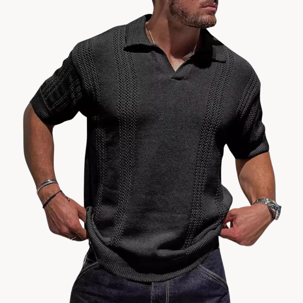 Elton Knit Polo Shirt