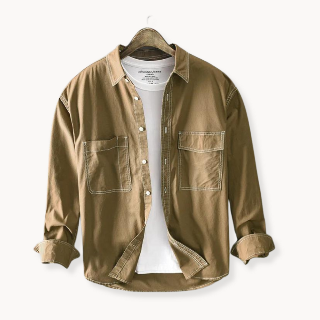 Colm Cotton Button-Down Shirt