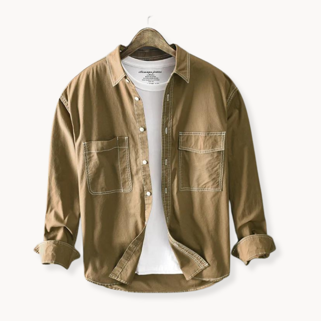 Camisa Colm de Algodón con Botones