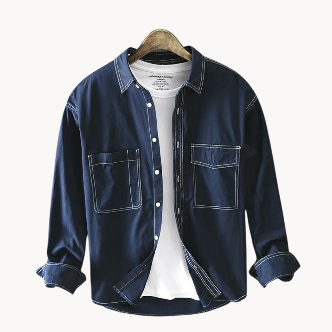 Camisa Colm de Algodón con Botones