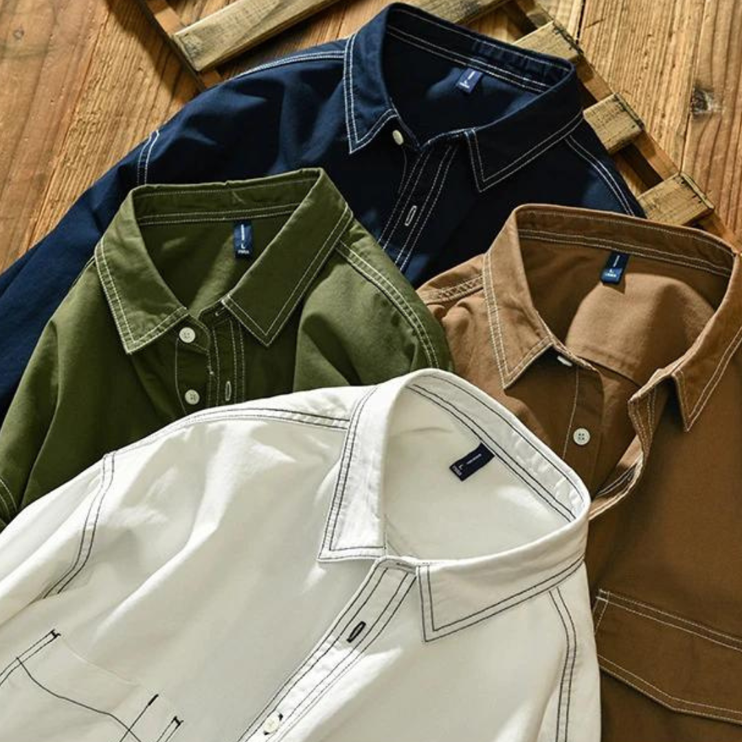 Camisa Colm de Algodón con Botones