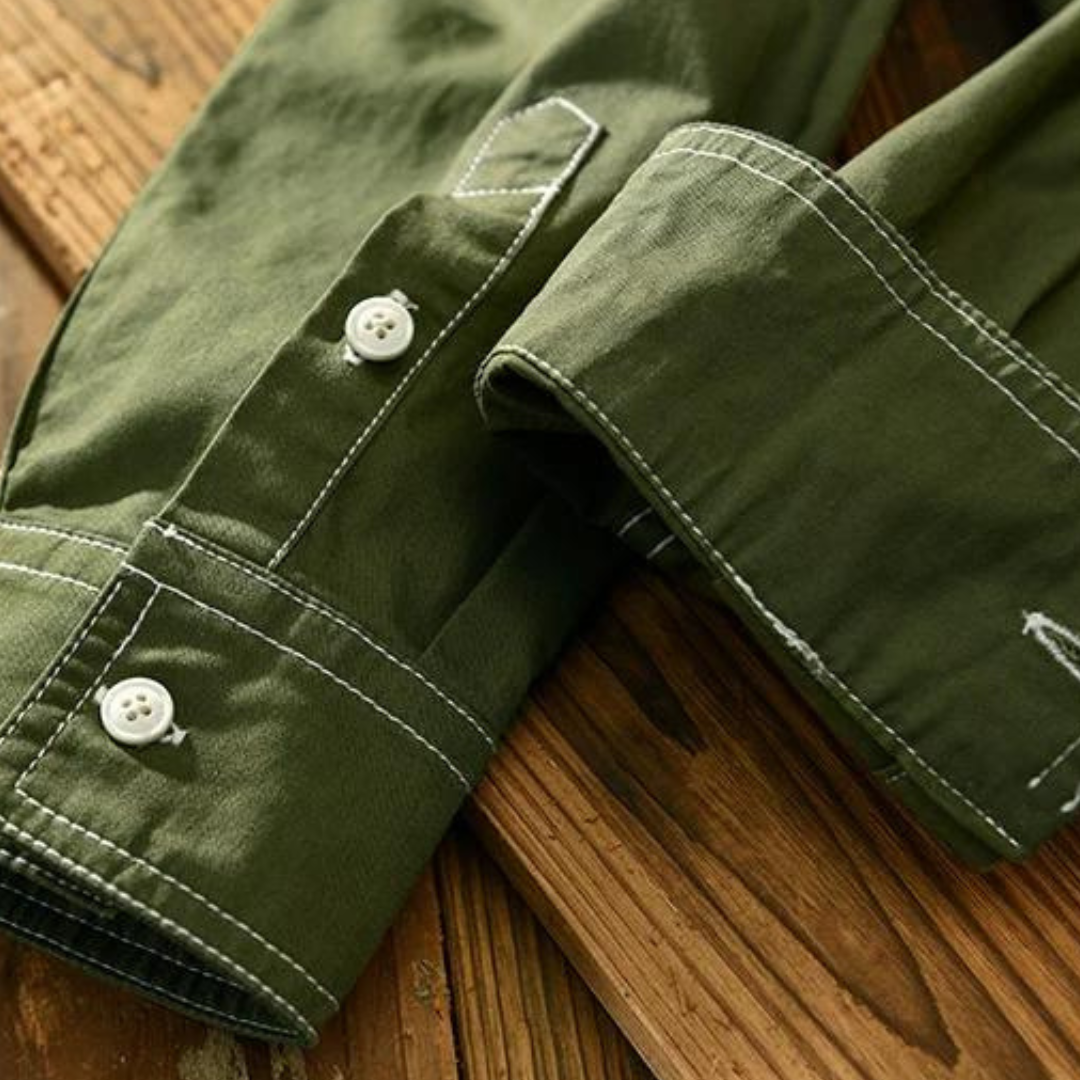 Camisa Colm de Algodón con Botones