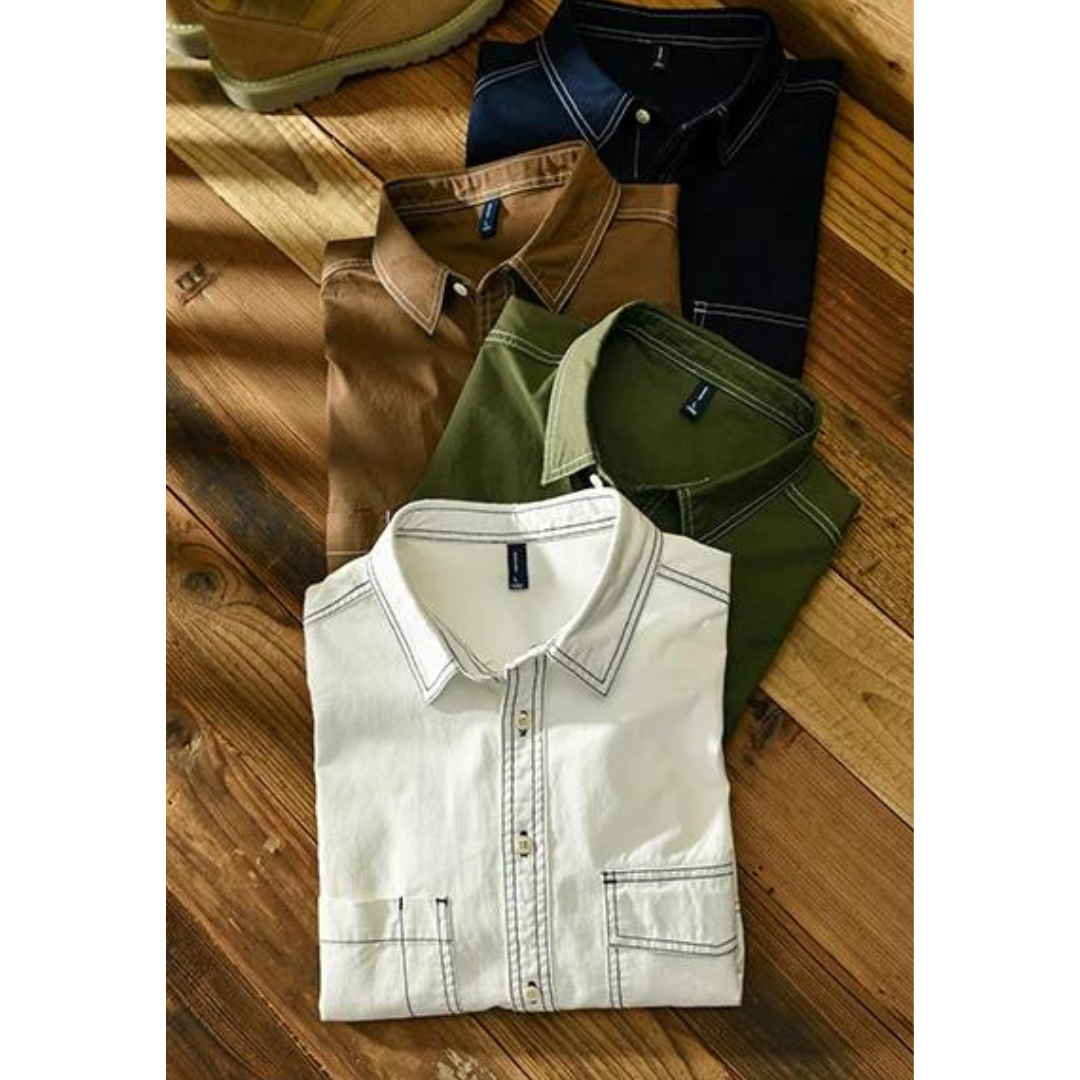 Camisa Colm de Algodón con Botones