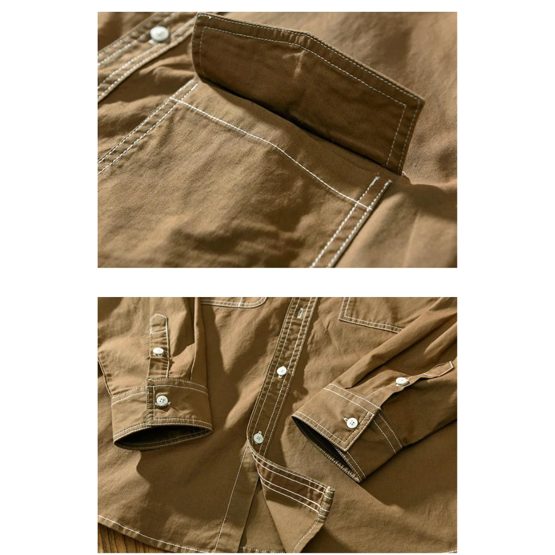 Camisa Colm de Algodón con Botones