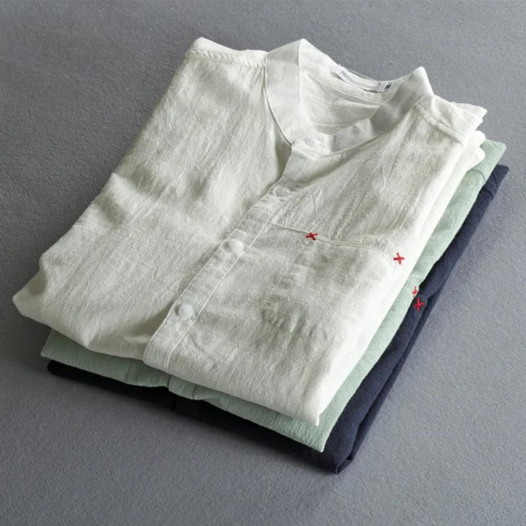 Torino shirt made of cotton and linen