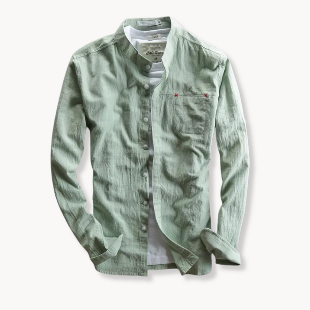 Torino shirt made of cotton and linen