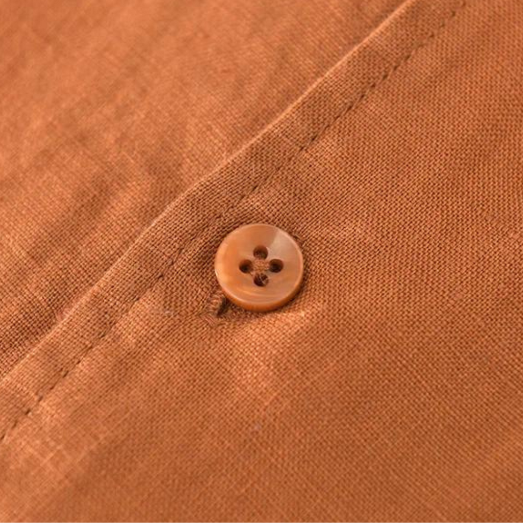 Chemise en coton Rico à col cubain