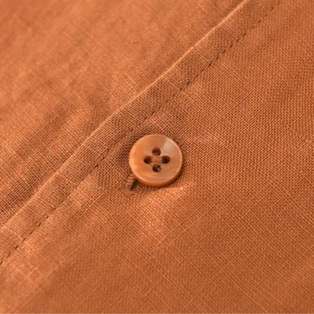 Chemise en coton Rico à col cubain