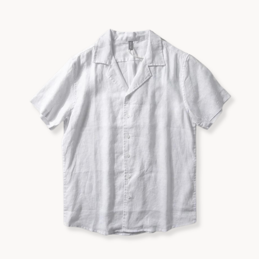 Chemise en coton Rico à col cubain