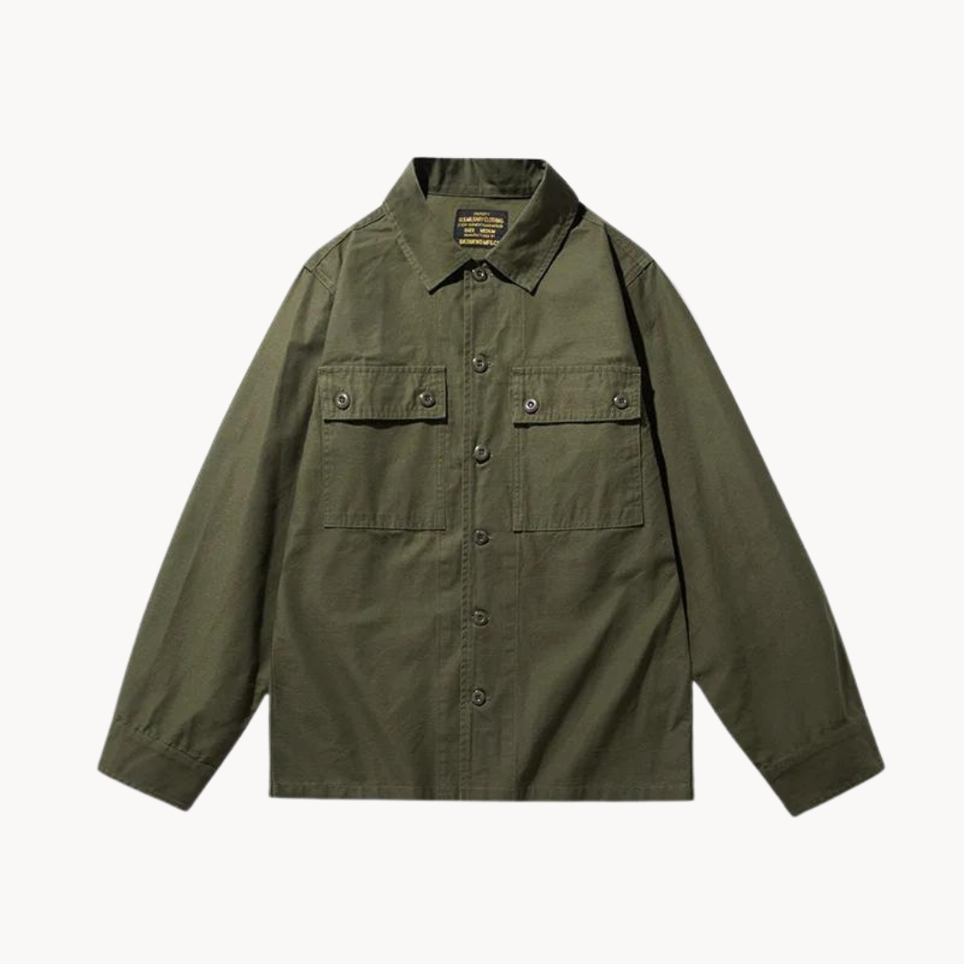 Chaqueta militar de algodón Terrain