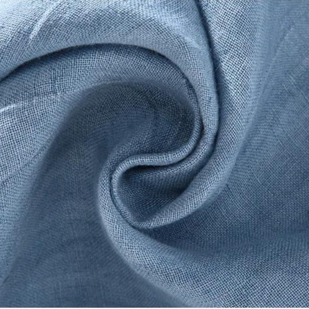 Chemise en pur lin océanique