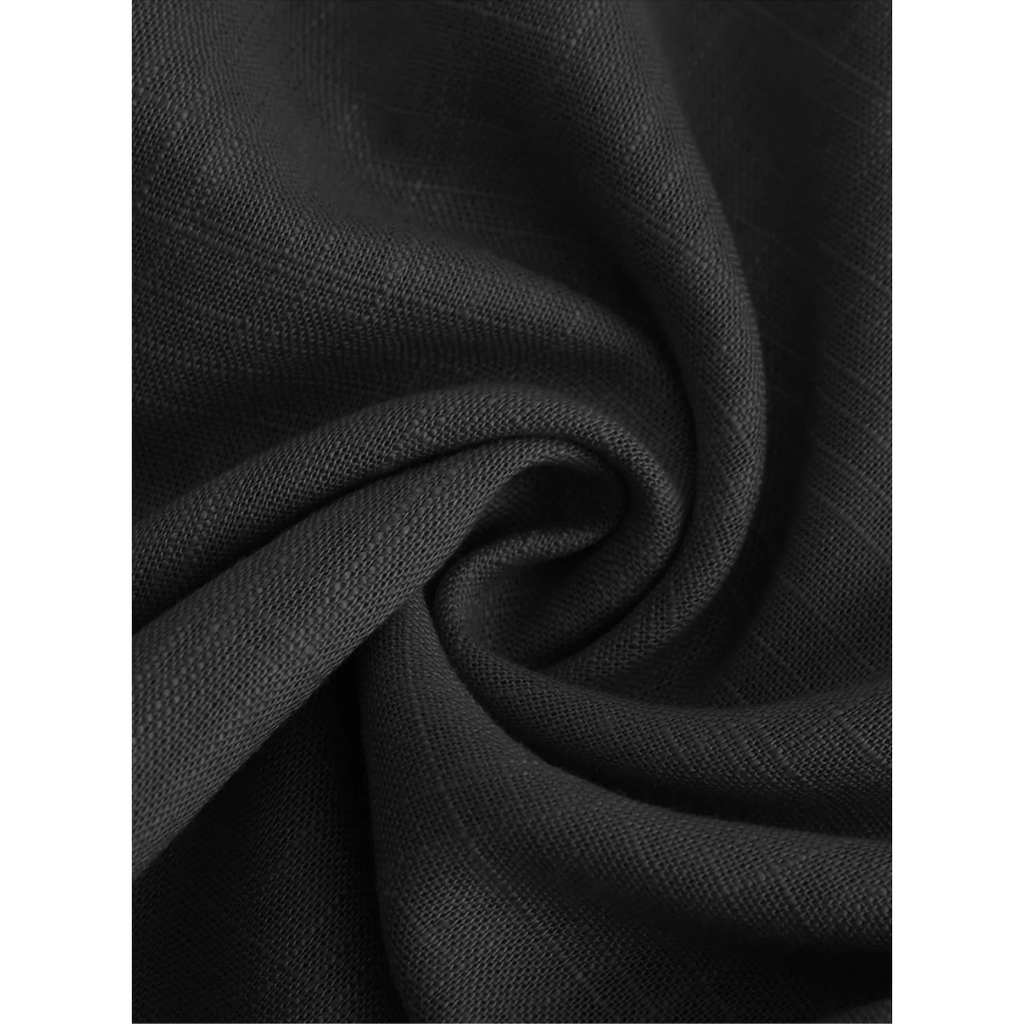 Chemise Teo à boutons et col mandarin