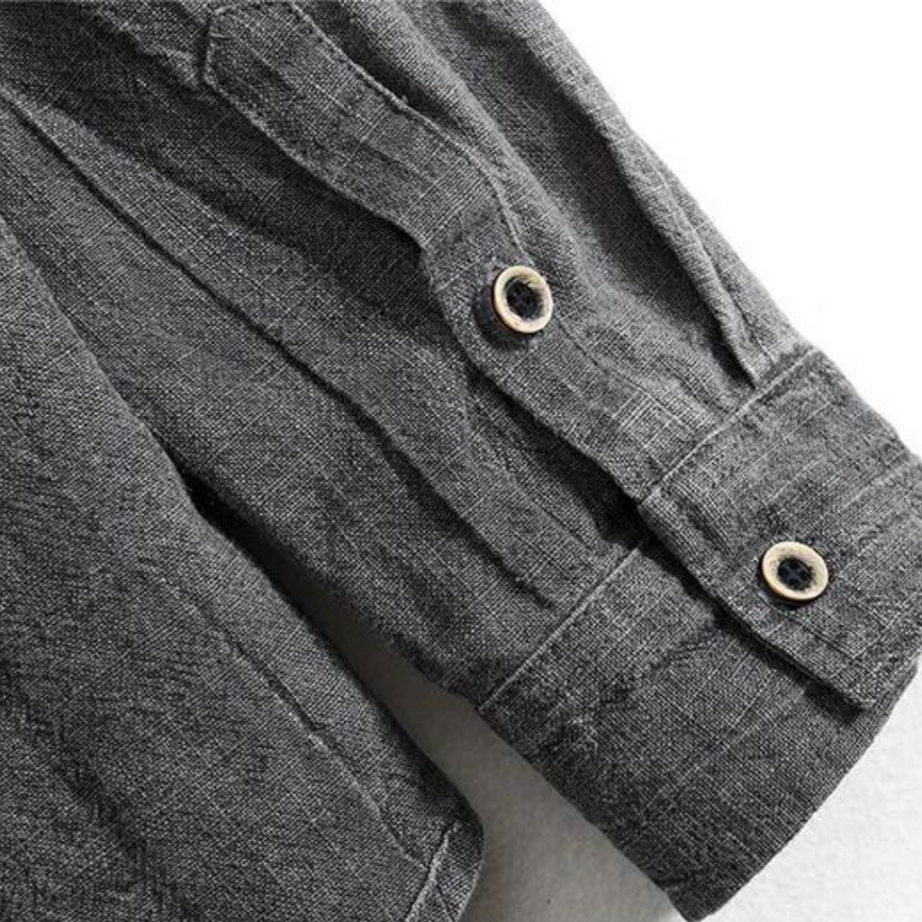 Taras cotton and linen shirt