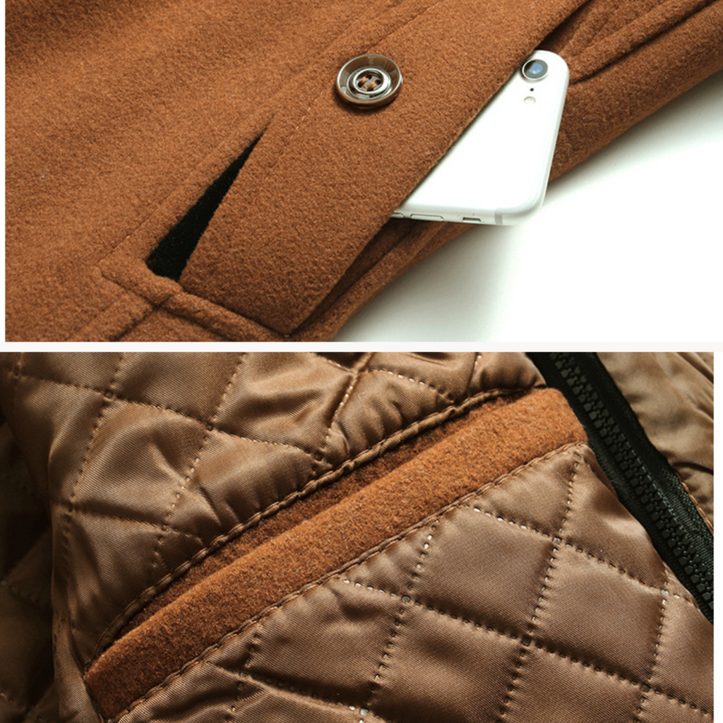 Vance wool blend coat